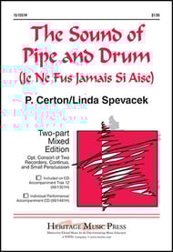 The Sound of Pipe and Drum Two-Part choral sheet music cover Thumbnail